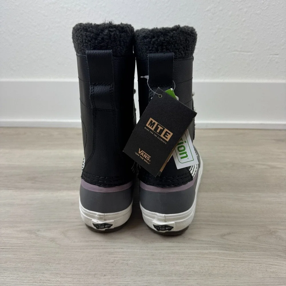 Vans Standard Snow MTE Boots Womens 7 Mens 5.5 Black Purple